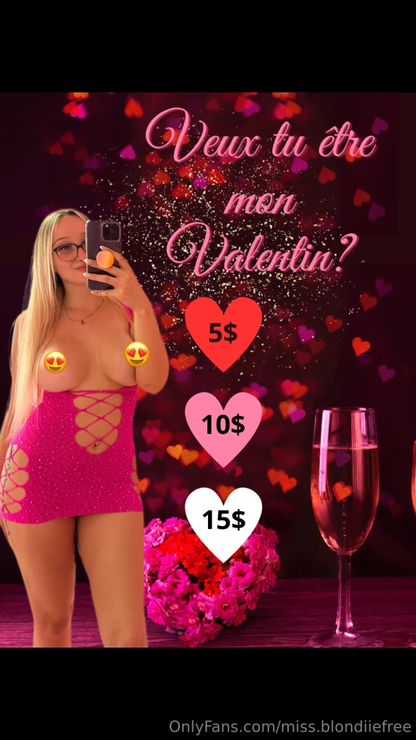 Veux tu tre mon valentin j adore g ter mon valentin alors choisi et 