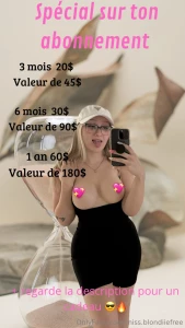 Babe je veux que tu rejoignes mon vip miss blondiie7 tip ou dit moi le