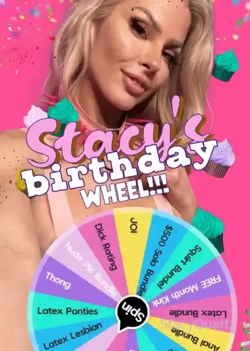 1 spin - 15 2 spins - 25 3 spins - 35 4 spins - 40 spin my birthday 