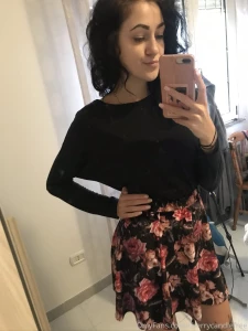 To you wanna see more close and without underwear you can find it on