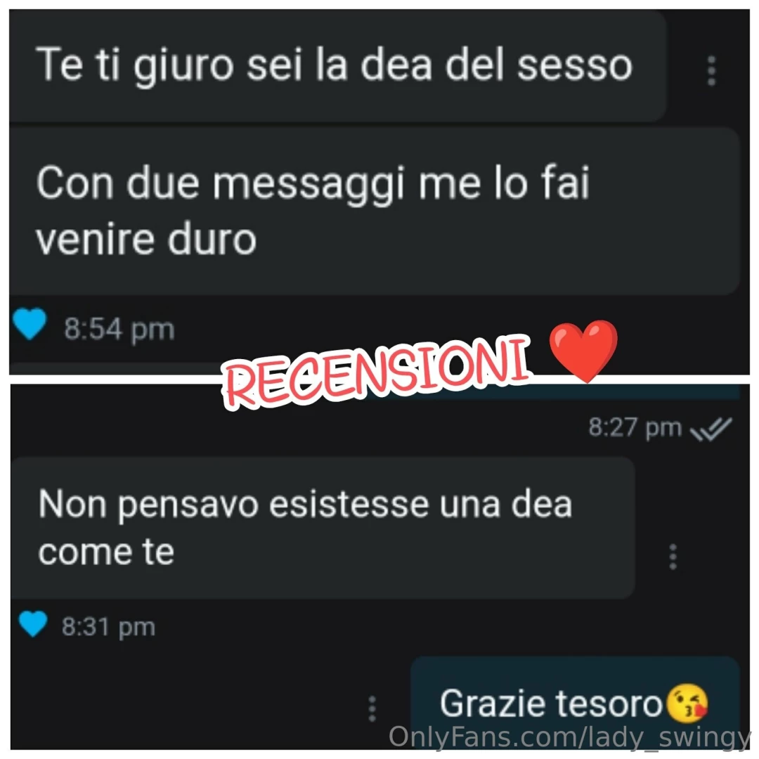 Alcune delle vostre recensioni grazie a chi mi coccola mi vizia e mi 