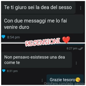 Alcune delle vostre recensioni grazie a chi mi coccola mi vizia e mi
