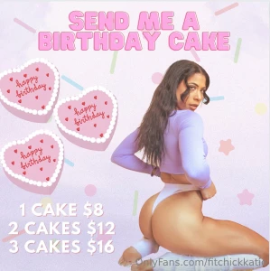Let s kick off my birthweek each cake you buy you get a spicy thank