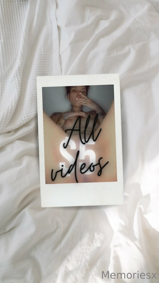 All my older content is now on sale for only 5 each short vid closeup 