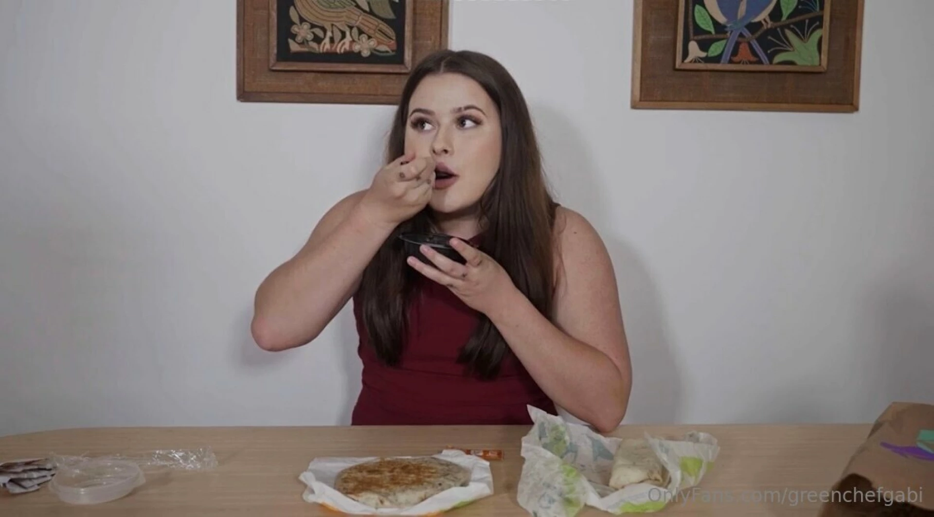 Guess what i m eating check out my oftv page to find out 