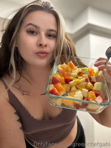 I love starting my day with a big fruit salad gives me so much energy