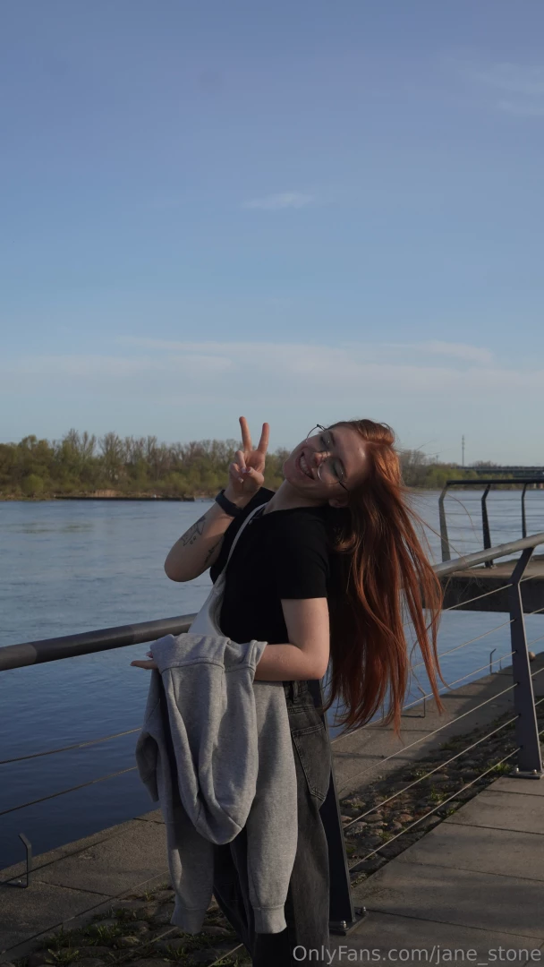 The sun made my hair look ginger and my personality shine 