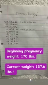 I m staying active 5-6 days per week i ll reach my goal of 130 lbs in