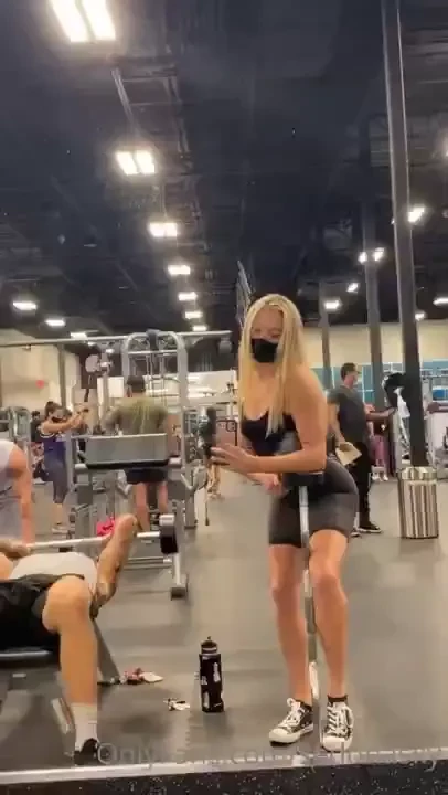 Sausage fest at the gym 