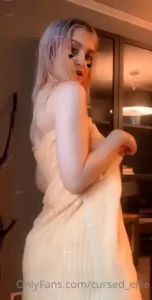 My lovely time to do vids - after shower