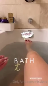 Bath time baby s