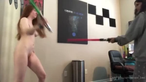 Starwars nude fight scene the jedi always win