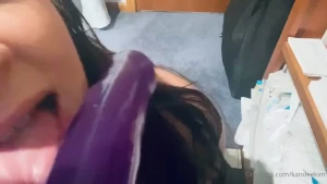 Close-up blow job