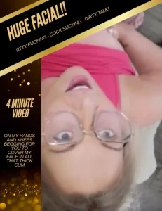 Cum-fogged glasses amp messy tits - i made sure he couldn t hold back