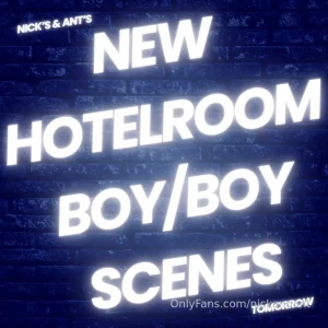 Brand new boy boy scenes solo scenes dropping tomorrow nick has never