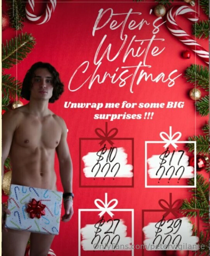 My holiday tip menu everything needs to be unwrapped but the more you 