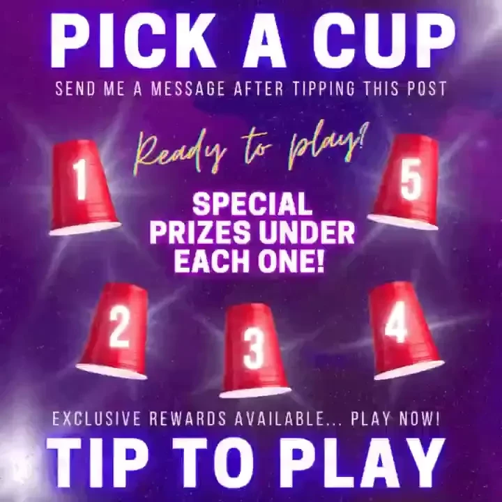 What s under each cup that s a surprise you have to play to find out 