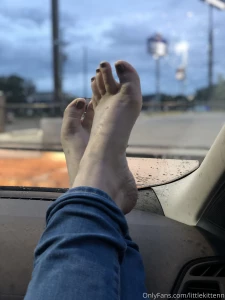 Just taking feet pics for daddy