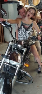 massageheroften - U on her victory bike playing with her boobs 