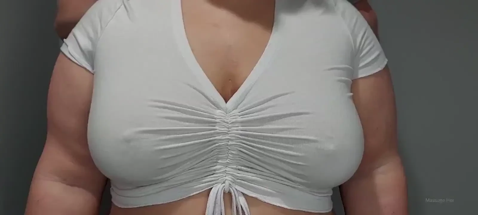 V xxdaisydripxx i met another sexy woman ice cube balls white shirt 