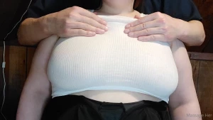 massageheroften - T lushlover202 yep another beautiful fun woman white tank top and ice 