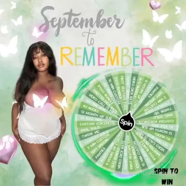 Its a september to remember every spin is an amazinggggg prize tip 10 