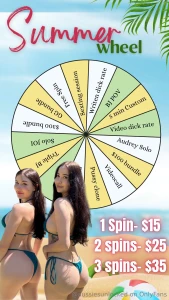 Nbsp new summer spin-the-wheel game nbsp feeling the summer heat yet