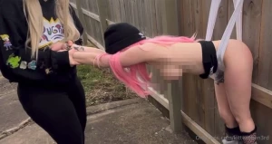 Hanging fence wedgie ft koi the bully holy o boy do i have a treat for