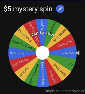 Spin the wheel get a chance to unlock lucky number 5 videos some