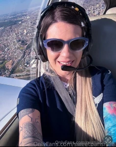 This hot pilot is ready to taken off jump on board unbuckle up and part 197