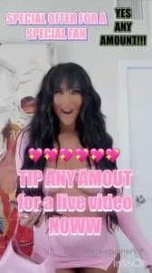 Amp the bigger the tip the naughtier the video