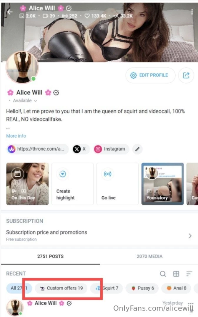 Have you seen all the custom offers i have for you check them on my 