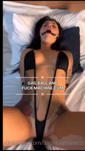 New video ball gag and fuck machine cum gag me tied me up whip me and