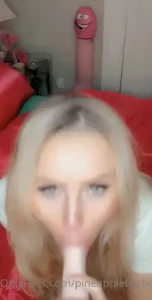 Practicing deep throating your long cock daddy message me for full