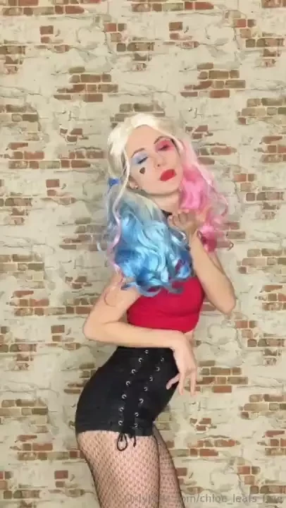 Puddin come on how do you like my harley quinn costume i love her and 