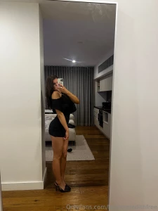 What s better than a tight black dress hugging every curve of my body part 1