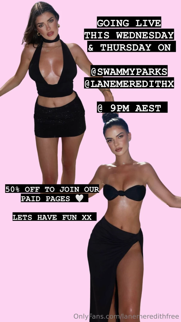 Going live tonight and tomorrow night at 9pm with swammyparks lt 3 