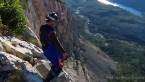 As promised here is a clip from my wingsuit base jumping adventures so