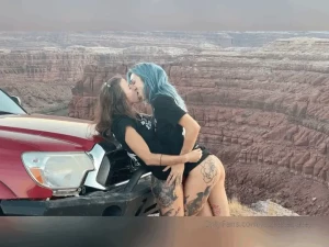 G g video therealslimcadi drove me out to watch the sunset in moab and