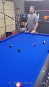 Having a little pool time during down time of shooting