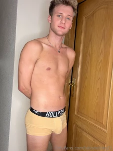 Underwear on but ready to lose it all