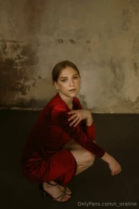 Indeed red in clothing is often associated with emotion passion and