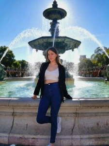 The beauty of a fountain is an amazing combination of water