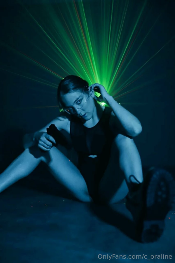 Using lasers in photo shoots is a fun and creative way to add unusual 