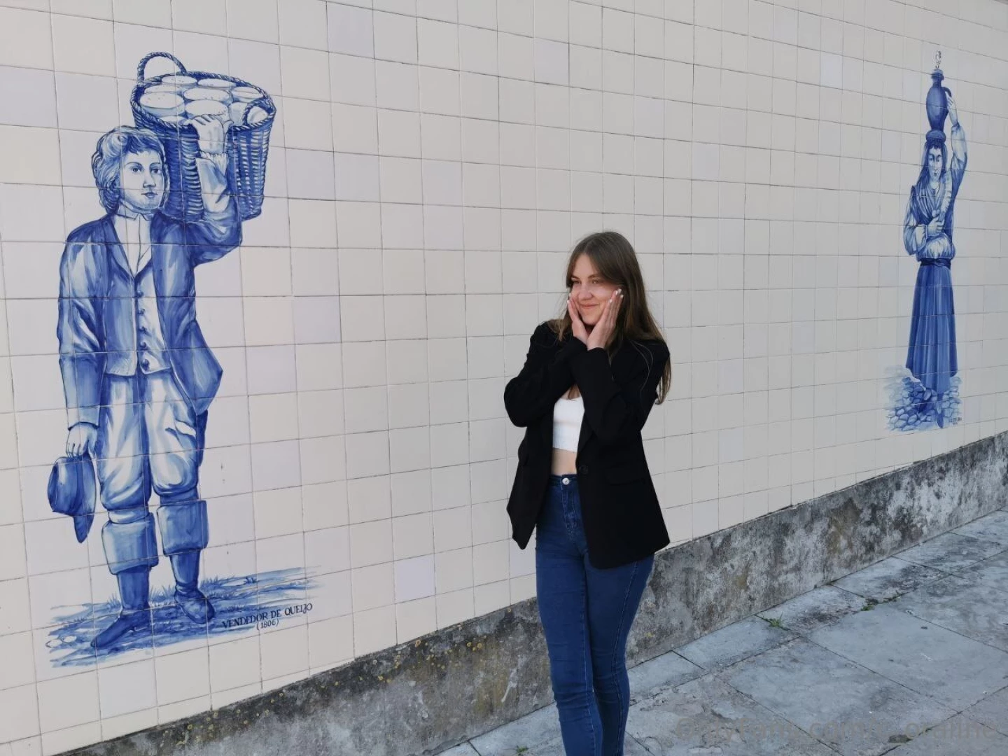 Beautiful street art on the walls of buildings is an urban art form 