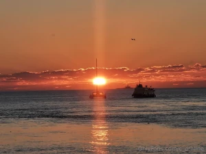 A beautiful sunset is an amazing natural phenomenon that inspires