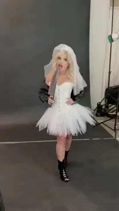 Bts of my bride of chucky photoshoot 