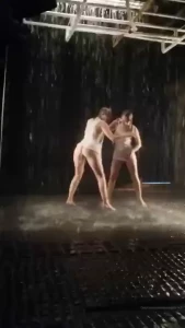 Playing in the rain with jade k