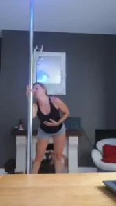 Silly pole dancing don t worry i ll post something sexy later lol