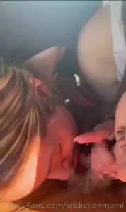 Threesum my bestie shared her boyfriend with me in the car we made him part 1